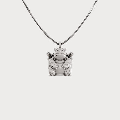 Blastoise Silver Pendant - Pokemon Jewelry
