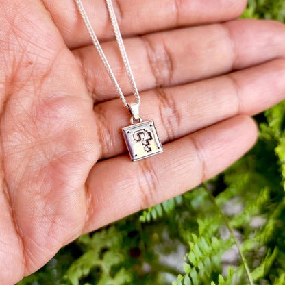 Mystery Box Silver Pendant - Super Mario Jewelry