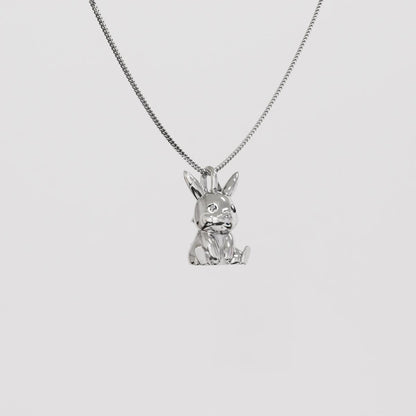 Pikachu V2 Silver Pendant - Pokemon Jewelry
