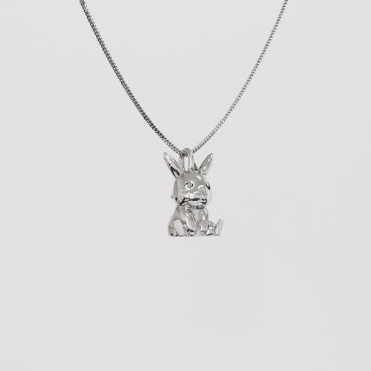 Pikachu V2 Silver Pendant | Pokemon Jewelry
