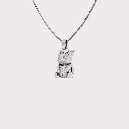 Wartortle Silver Pendant - Pokemon Jewelry