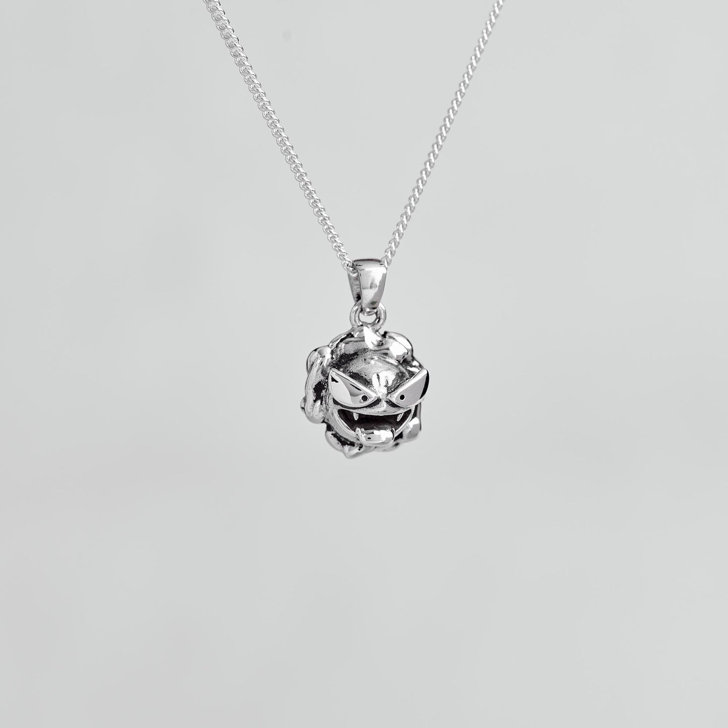 Ghastly Silver Pendant - Pokemon Jewelry
