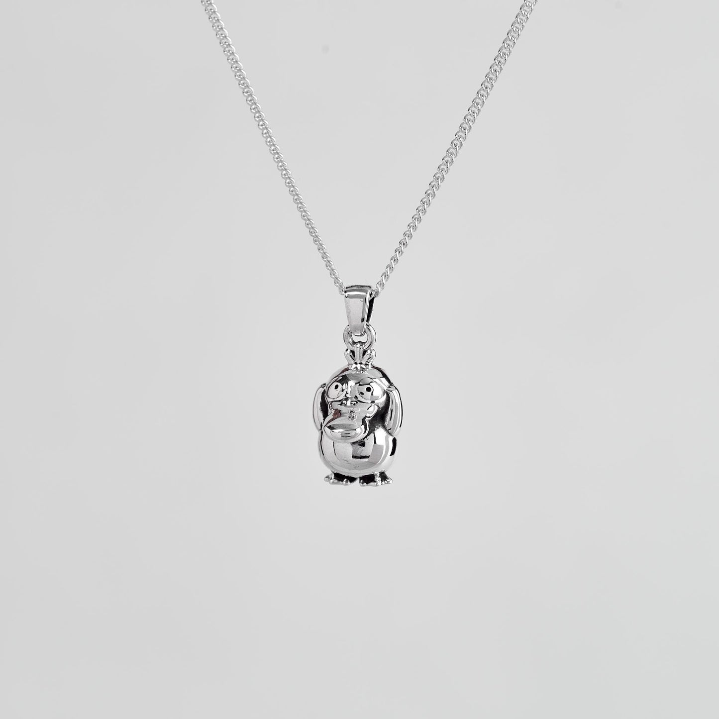 Psyduck Silver Pendant - Pokemon Jewelry