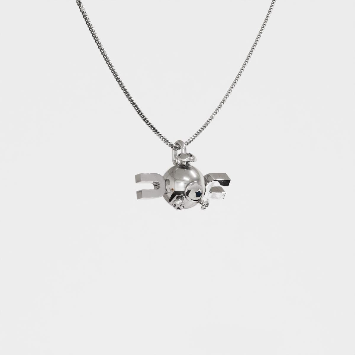 Magnemite Silver Pendant - Pokemon Jewelry
