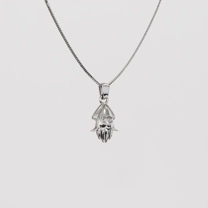 Blooper Silver Pendant - Super Mario Jewelry