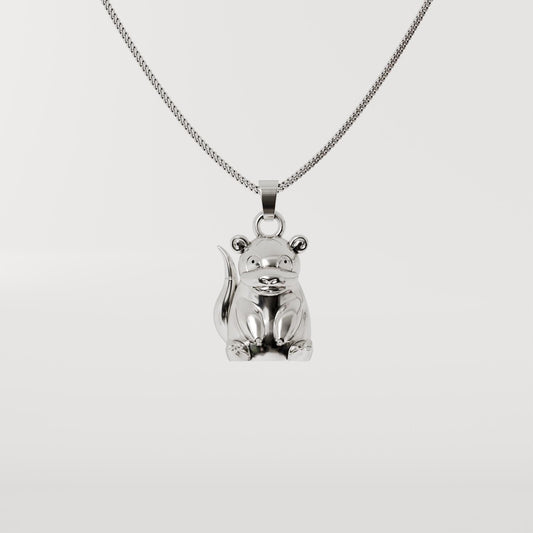 Slowpoke Silver Pendant | Pokemon Jewelry