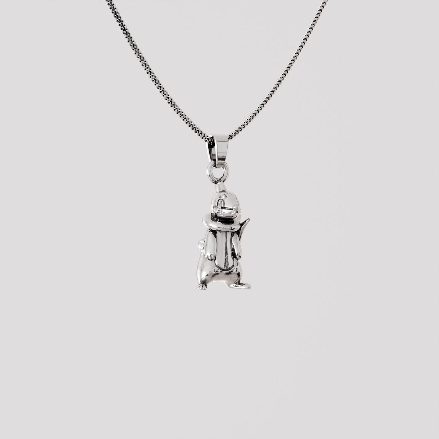 Buizel Silver Pendant - Pokemon Jewelry