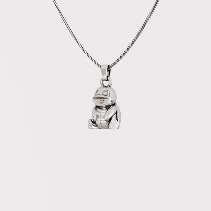 Squirtle Silver Pendant - Pokemon Jewelry