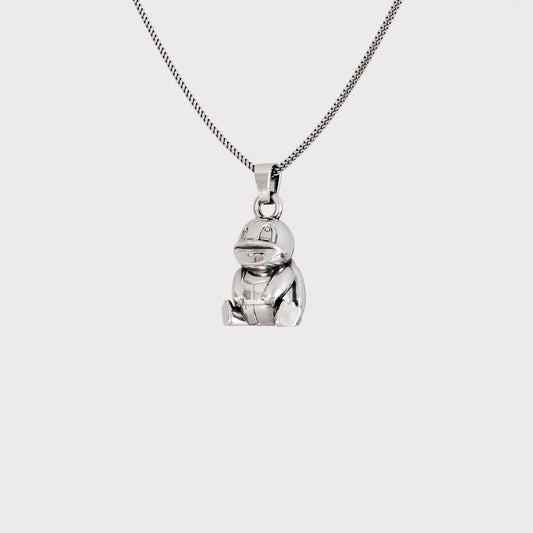 Squirtle Silver Pendant | Pokemon Jewelry