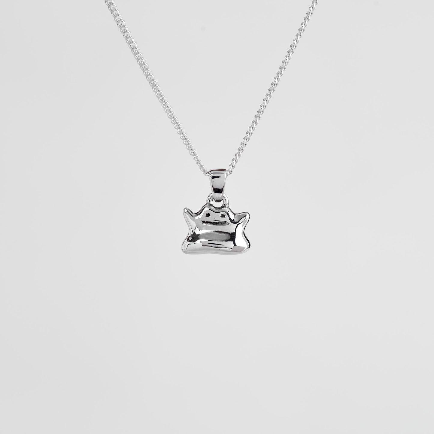Ditto Silver Pendant - Pokemon Jewelry