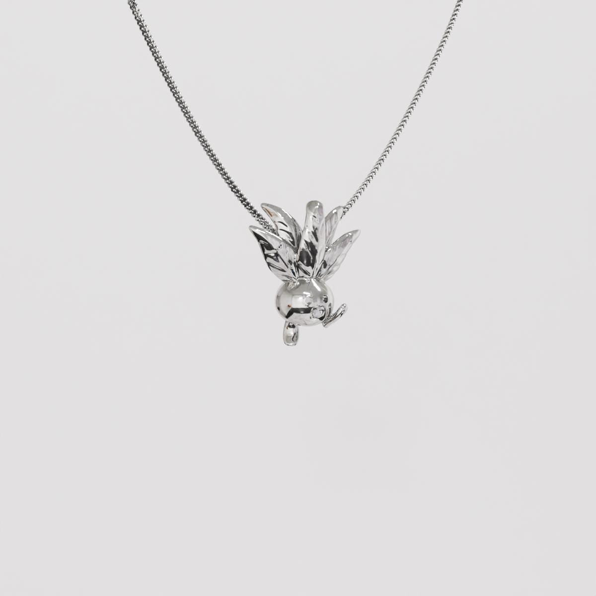 Oddish Silver Pendant - Pokemon Jewelry