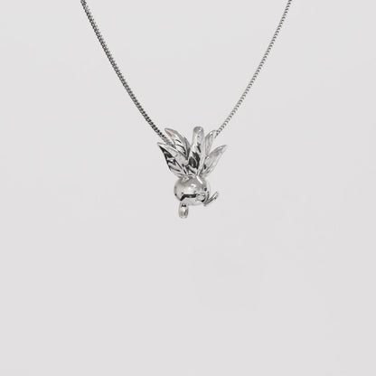 Oddish Silver Pendant - Pokemon Jewelry