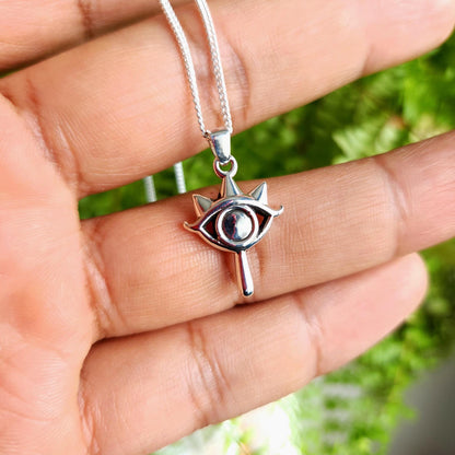 Lens of Truth Silver Pendant - Zelda Jewelry