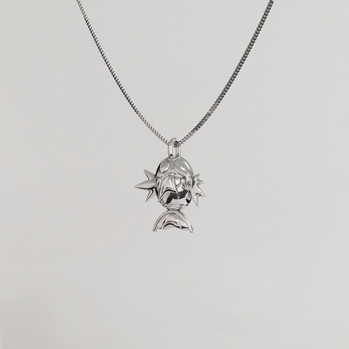 Magikarp Silver Pendant - Pokemon Jewelry