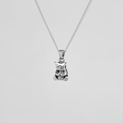 Squirtle Boss Silver Pendant - Pokemon Jewelry