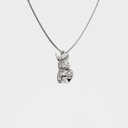 Pikachu Valentine Silver Pendant - Pokemon Jewelry