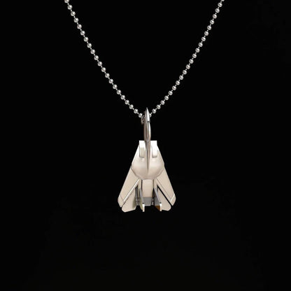 F-14 Silver Pendant - Aircraft Jewelry