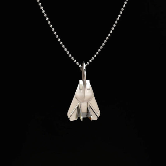 F-14 Silver Pendant | Aircraft Jewelry