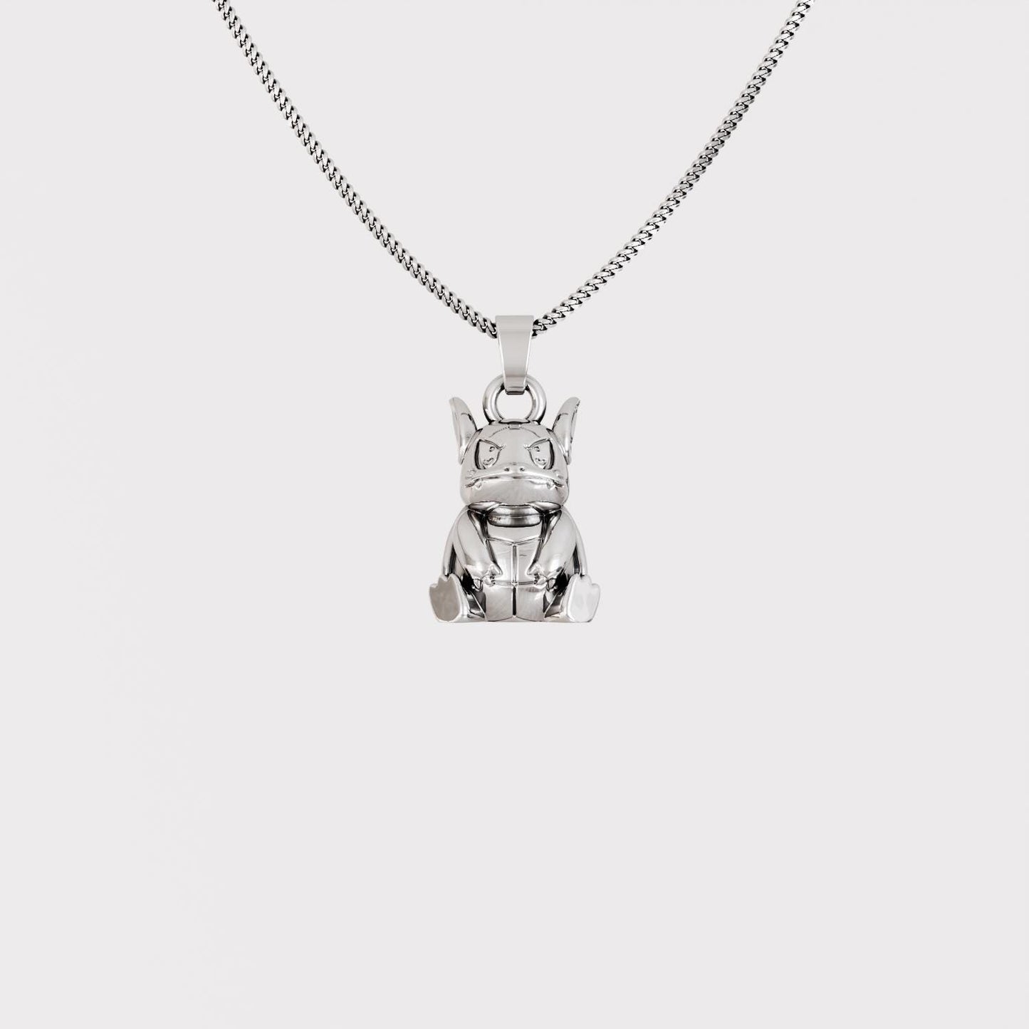 Wartortle Silver Pendant - Pokemon Jewelry