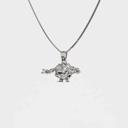 Graveler Silver Pendant - Pokemon Jewelry