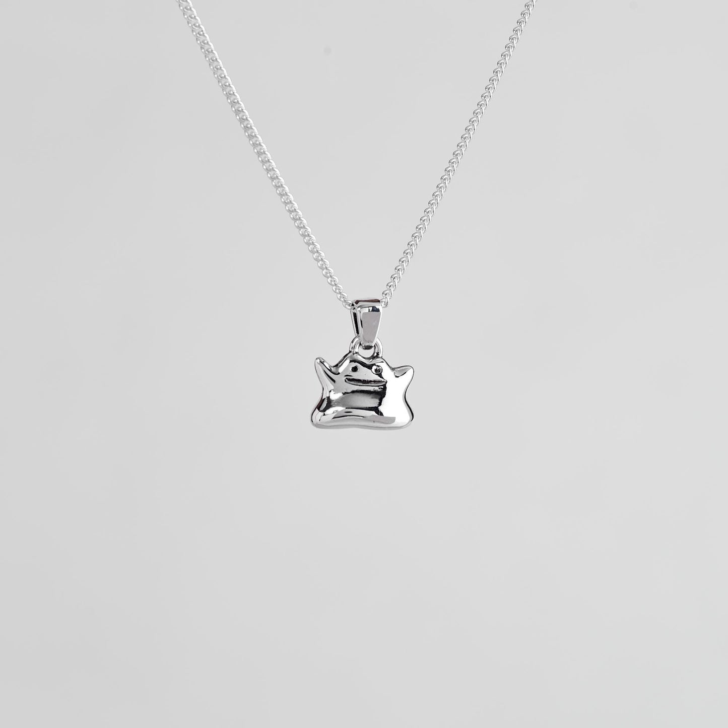 Ditto Silver Pendant - Pokemon Jewelry