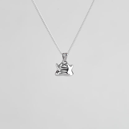 Ditto Silver Pendant - Pokemon Jewelry