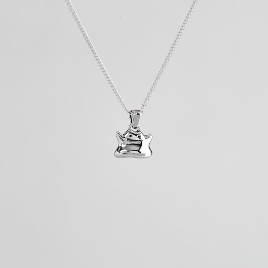 Ditto Silver Pendant | Pokemon Jewelry