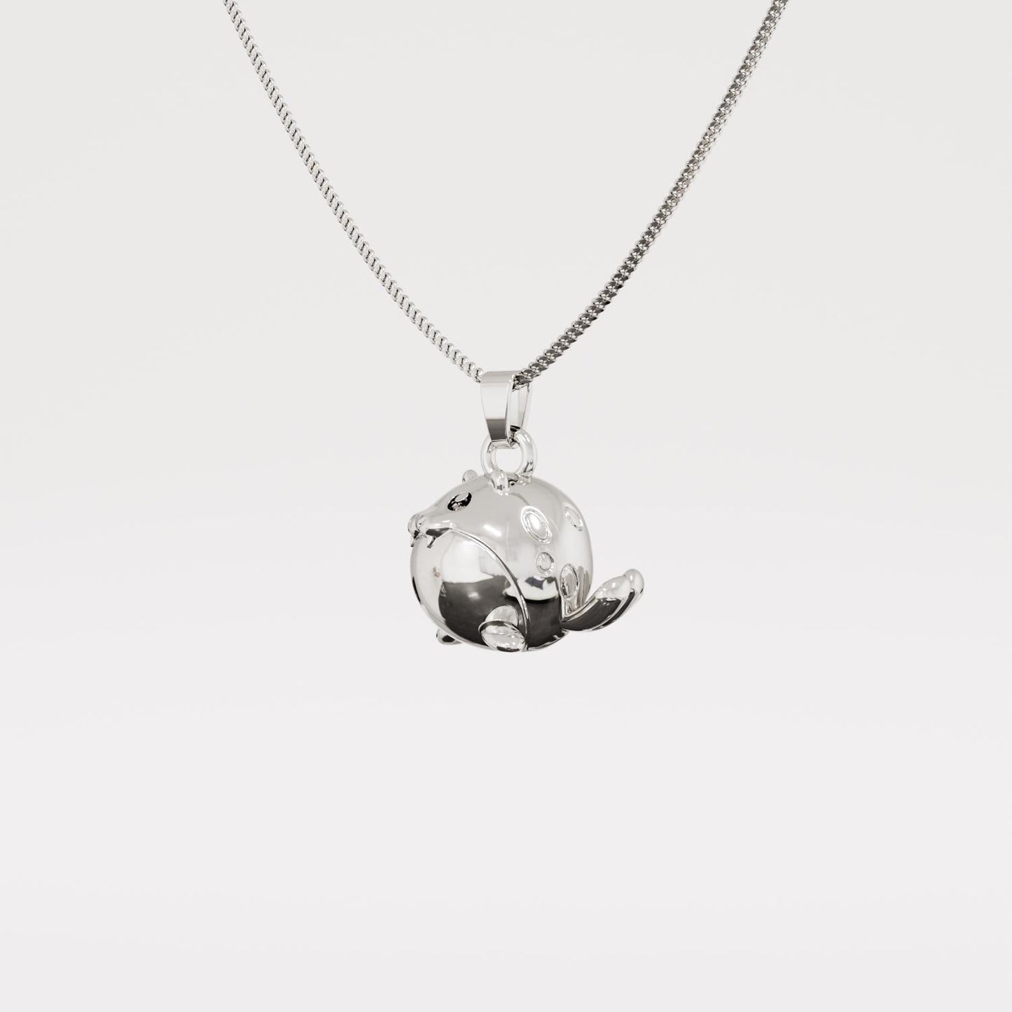 Spheal Silver Pendant - Pokemon Jewelry