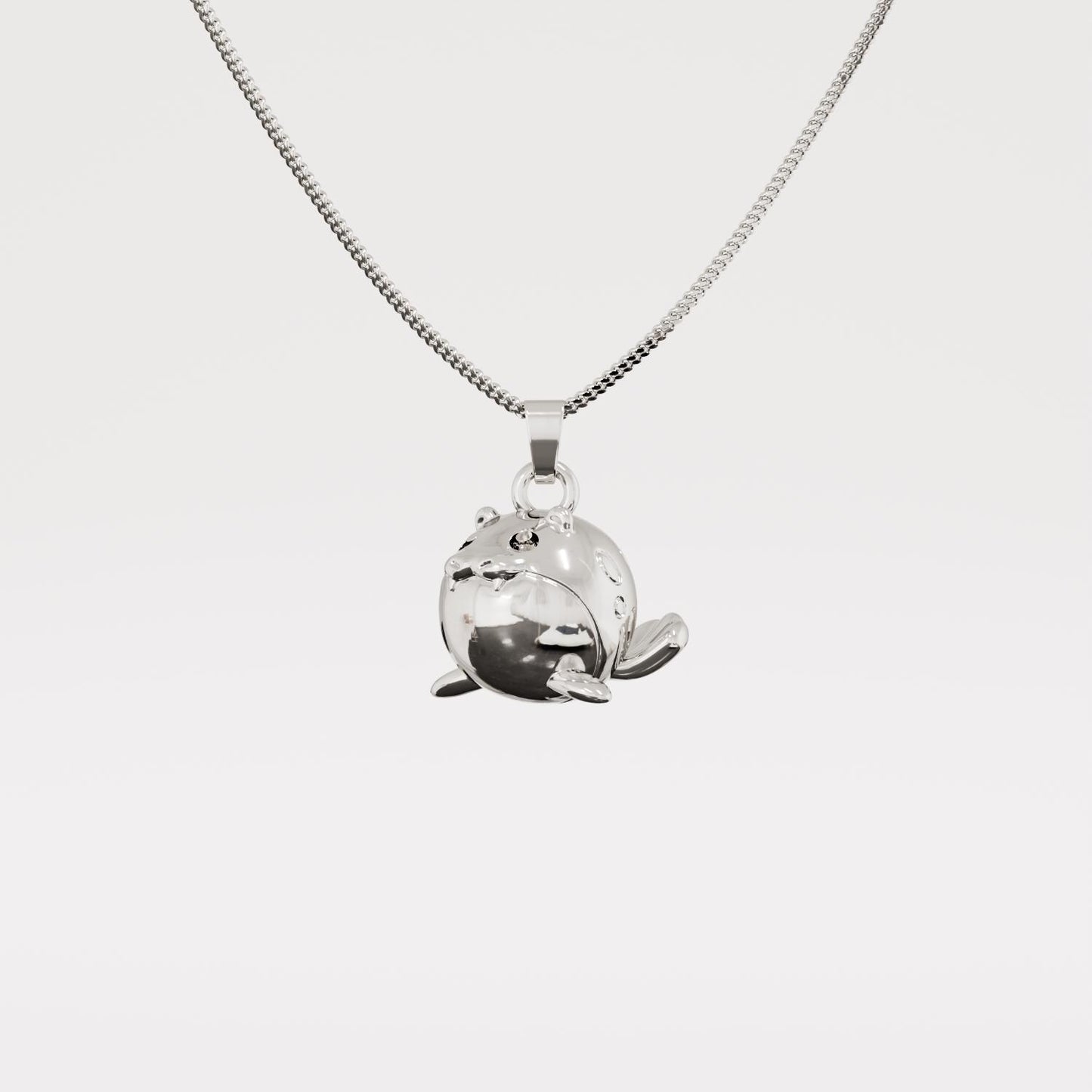 Spheal Silver Pendant - Pokemon Jewelry