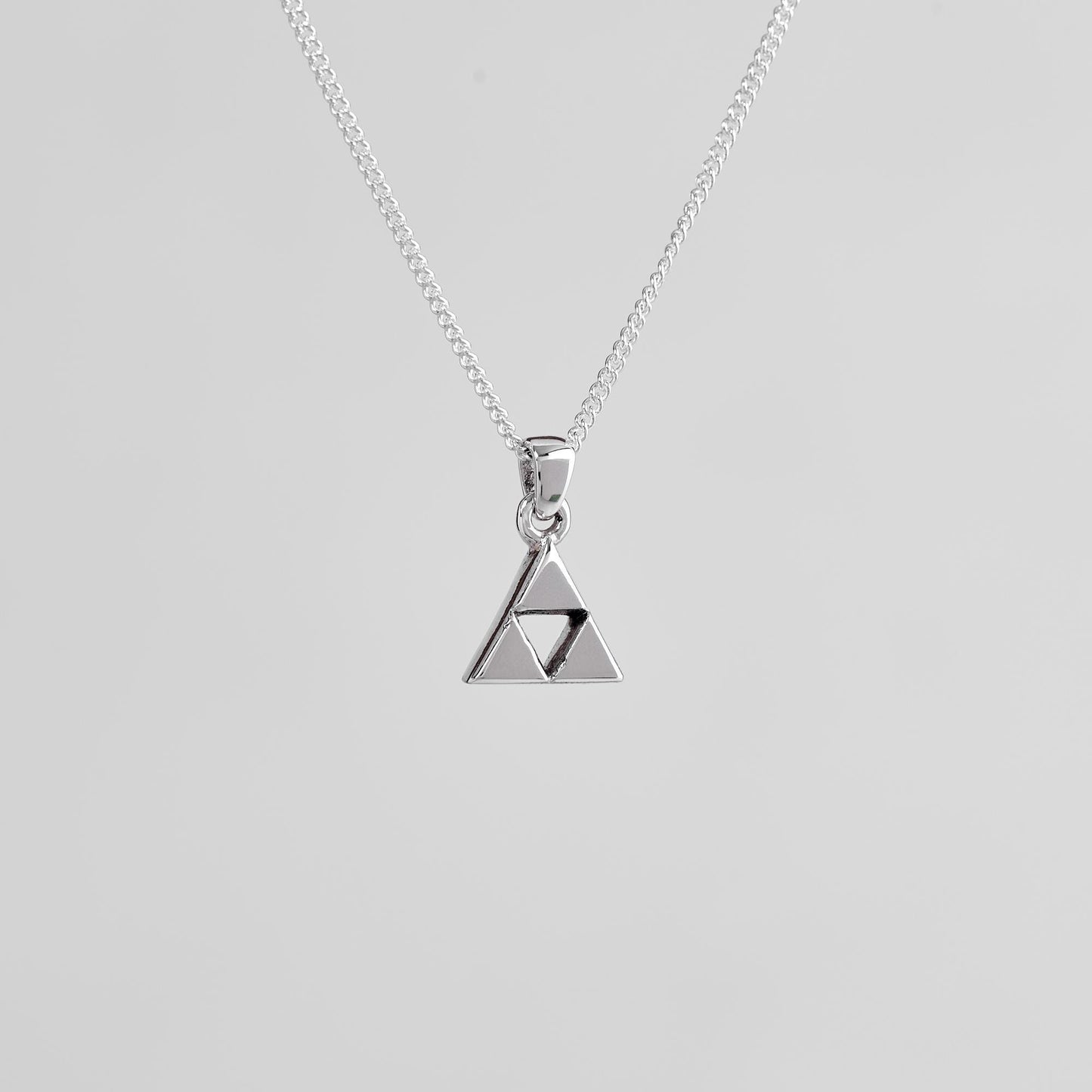 Triforce Silver Pendant - Zelda Jewelry