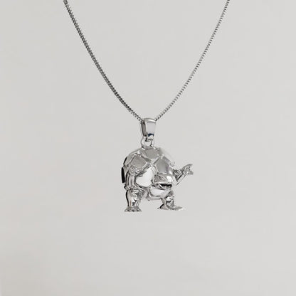 Golem Silver Pendant - Pokemon Jewelry