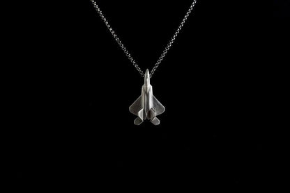 F-22 Silver Pendant - Aircraft Jewelry