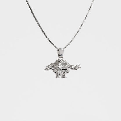 Graveler Silver Pendant - Pokemon Jewelry