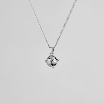 Boo Silver Pendant - Super Mario Jewelry