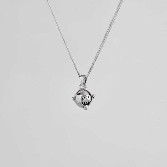 Boo Silver Pendant | Super Mario Jewelry