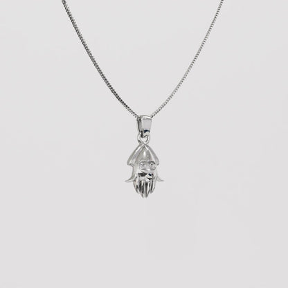 Blooper Silver Pendant - Super Mario Jewelry