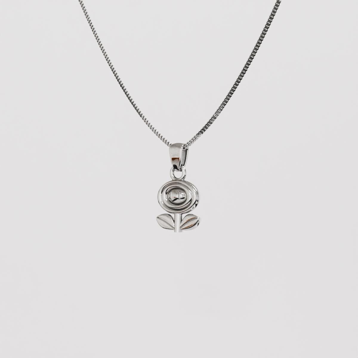 Fire Flower Silver Pendant | Super Mario Jewelry
