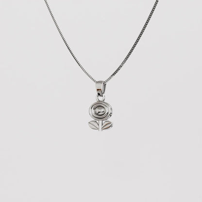Fire Flower Silver Pendant | Super Mario Jewelry