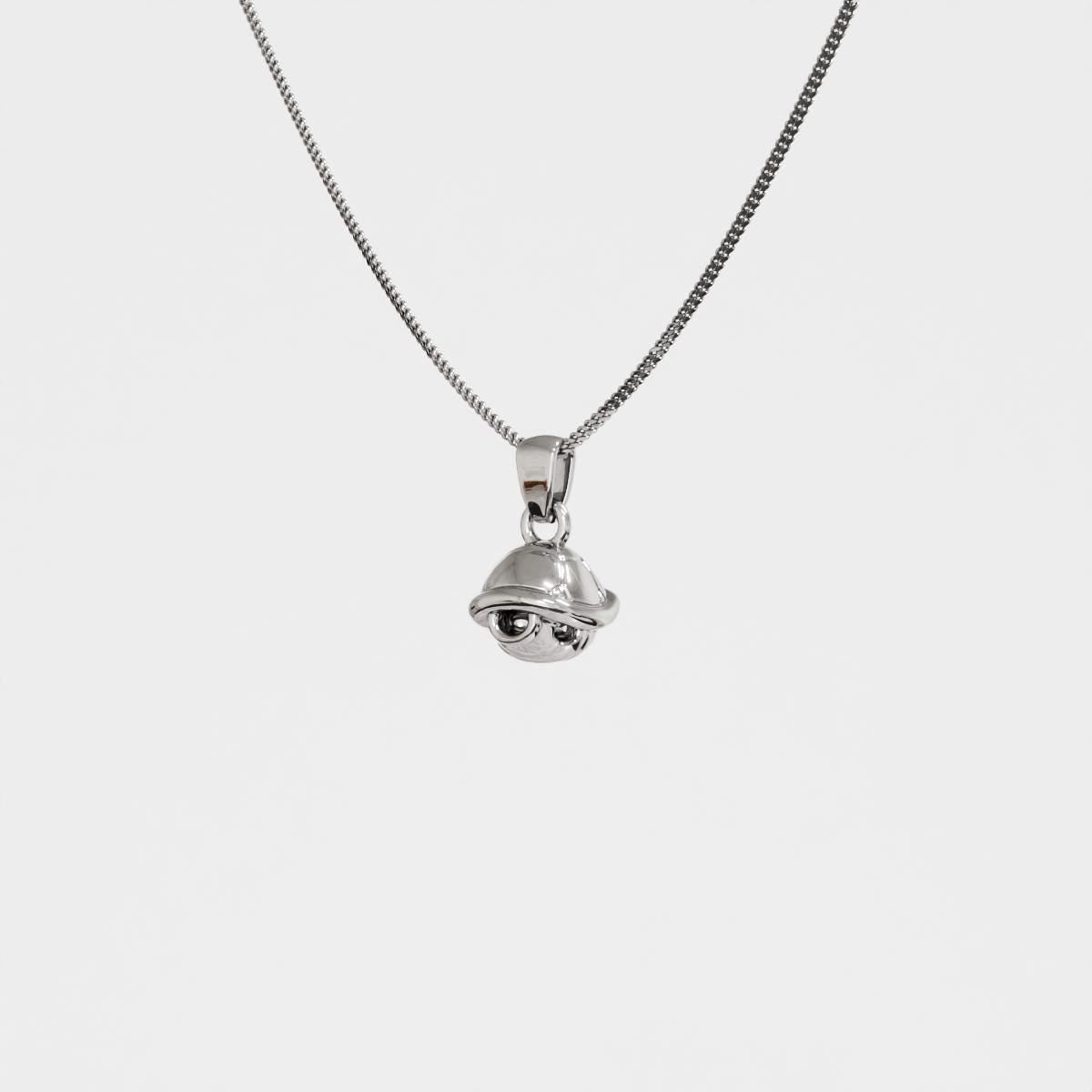 Koopa Shield Silver Pendant - Super Mario Jewelry