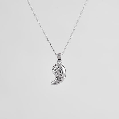 Zonai Sacred Stone of Lightning Silver Pendant - Zelda Jewelry