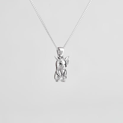 Pikachu V1 Silver Pendant - Pokemon Jewelry