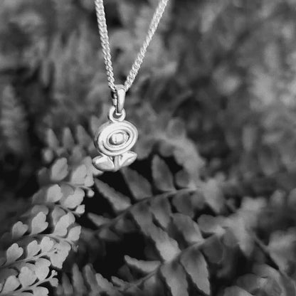 Fire Flower Silver Pendant | Super Mario Jewelry