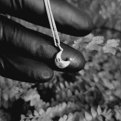 Power Moon Silver Pendant | Super Mario Jewelry